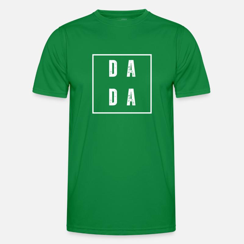 Dada Grid Monochrome Poster Men's Functional T-Shirt