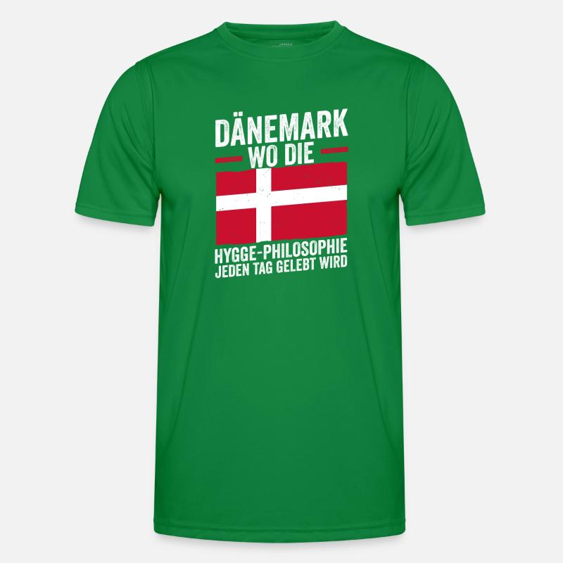 Danois Danemark T-shirt sport Homme