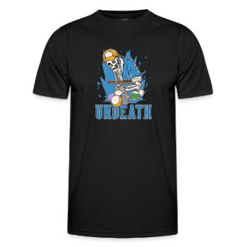 Billard Undeath - T-shirt sport Homme - noir - Devant - AI Model Male 178 dark (178cm)
