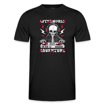 Ingénieur du son Ingénieur du son Skeleton - T-shirt sport Homme - noir - Devant - AI Model Male 178 dark (178cm)