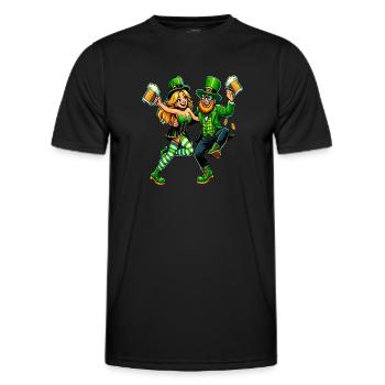Dancing couple - Men's Functional T-Shirt - black - Front - AI Model Male 178 dark (178cm)