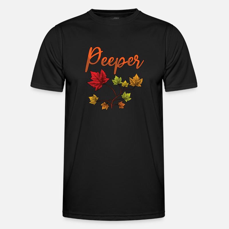Peeper Foliage Leaf Peeping Men's Functional T-Shirt