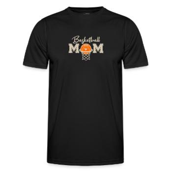 Basketball Player Basketball Player Basketball Mom - Men's Functional T-Shirt - black - Front - AI Model Male 178 dark (178cm)