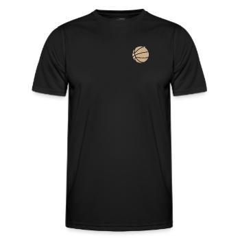 Basketball Players Basketball Players Basketball - Men's Functional T-Shirt - black - Front - AI Model Male 178 dark (178cm)
