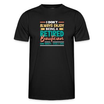 Hautpflege Kosmetikerin Kosmetik - Männer Funktions-T-Shirt - Schwarz - Vorne - AI Model Male 178 dark (178cm)