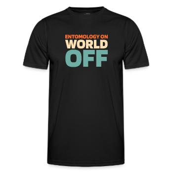 Entomologie Entomologe Insekt - Männer Funktions-T-Shirt - Schwarz - Vorne - AI Model Male 178 dark (178cm)