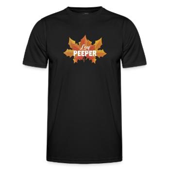 Feuille Oeeper Feuille d’érable Feuille d’érable Feuille - T-shirt sport Homme - noir - Devant - AI Model Male 178 dark (178cm)