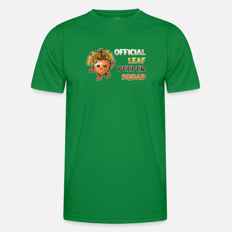 Offizieller Leaf Peeper Squad Leaf Peeping Männer Funktions-T-Shirt