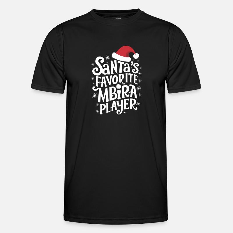 Idiophon Kalimba Geschenk - Männer Funktions-T-Shirt - Schwarz