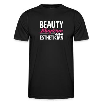 Hautpflege Kosmetikerin Kosmetik - Männer Funktions-T-Shirt - Schwarz - Vorne - AI Model Male 178 dark (178cm)