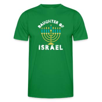 Daughter of Israel - Männer Funktions-T-Shirt - Kelly Green - Vorne - AI Model Male 178 dark (178cm)