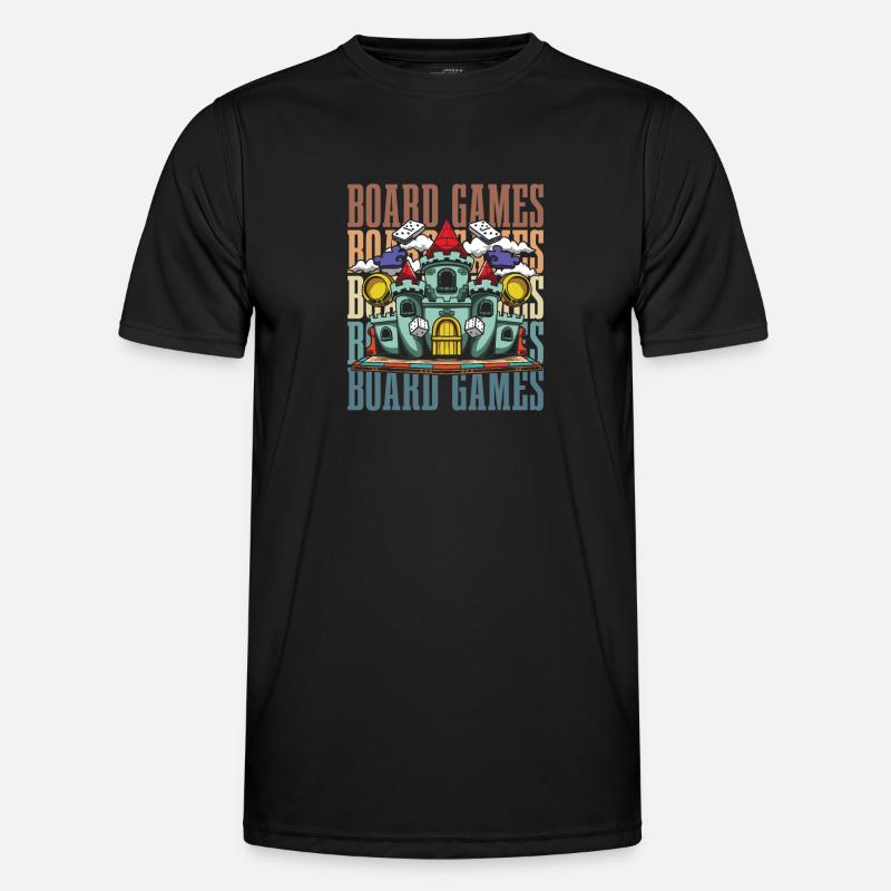 Board Game Board Game - Men's Functional T-Shirt - black