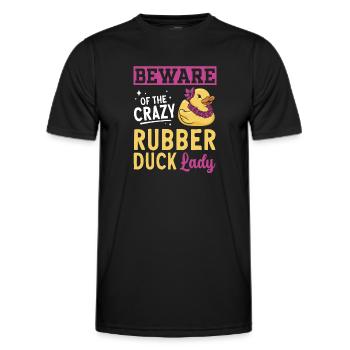 Rubber Duck Rubber Duck - Men's Functional T-Shirt - black - Front - AI Model Male 178 dark (178cm)