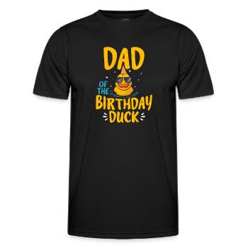 Rubber Duck Rubber Duck - Men's Functional T-Shirt - black - Front - AI Model Male 178 dark (178cm)