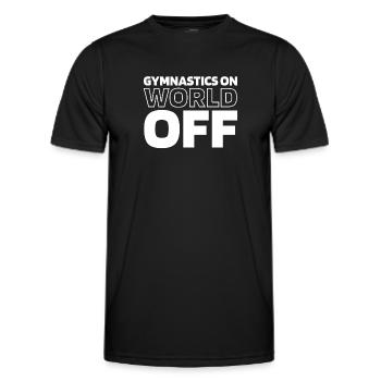 Rsg Gymnastics Gymnastics - Men's Functional T-Shirt - black - Front - AI Model Male 178 dark (178cm)