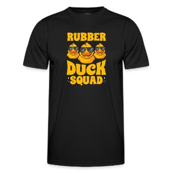 Rubber Duck Rubber Duck - Men's Functional T-Shirt - black - Front - AI Model Male 178 dark (178cm)