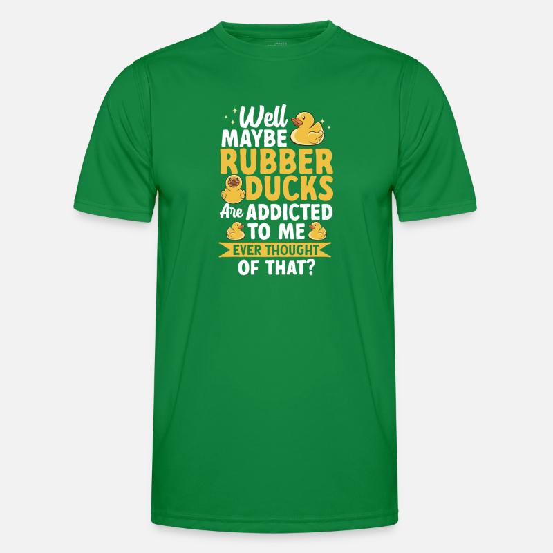 Quietscheentchen Quietscheente Gummiente Männer Funktions-T-Shirt