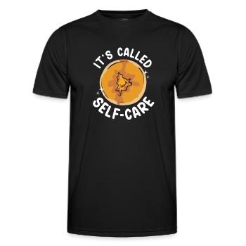 Pancake Breakfast Pancakes - Men's Functional T-Shirt - black - Front - AI Model Male 178 dark (178cm)