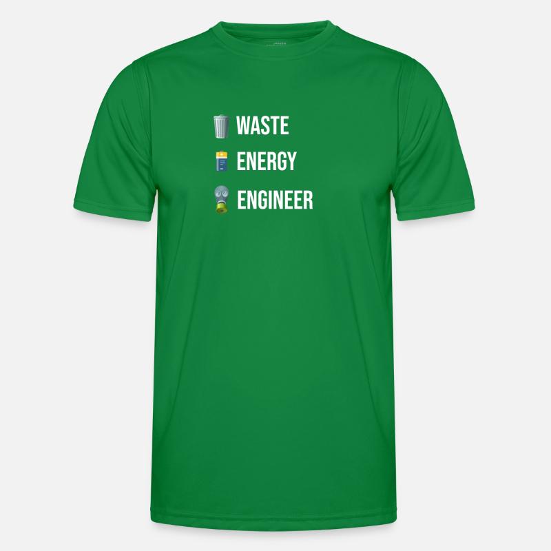 Waste Energy Engineer, Nuclear Engineer, Men's Functional T-Shirt