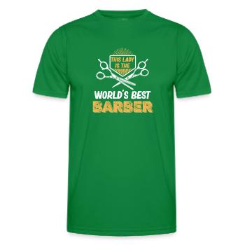 Diese Dame Ist Die Weltbeste - Männer Funktions-T-Shirt - Kelly Green - Vorne - AI Model Male 178 dark (178cm)