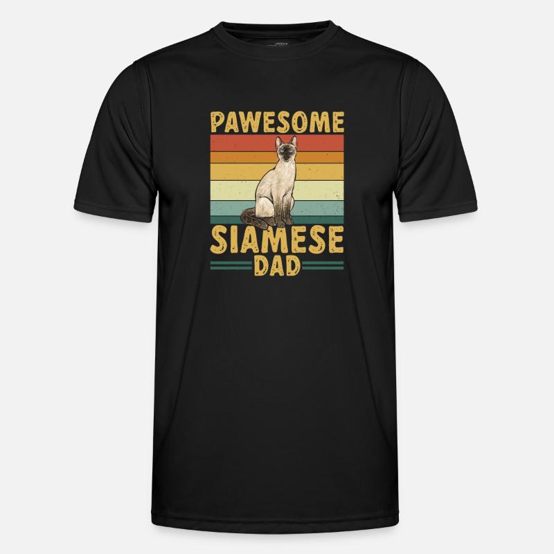 Siamese Cat Siamese Cat - Men's Functional T-Shirt - black
