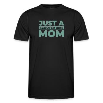 Motorroller Just A Scooter Bike Mom - T-shirt sport Homme - noir - Devant - AI Model Male 178 dark (178cm)