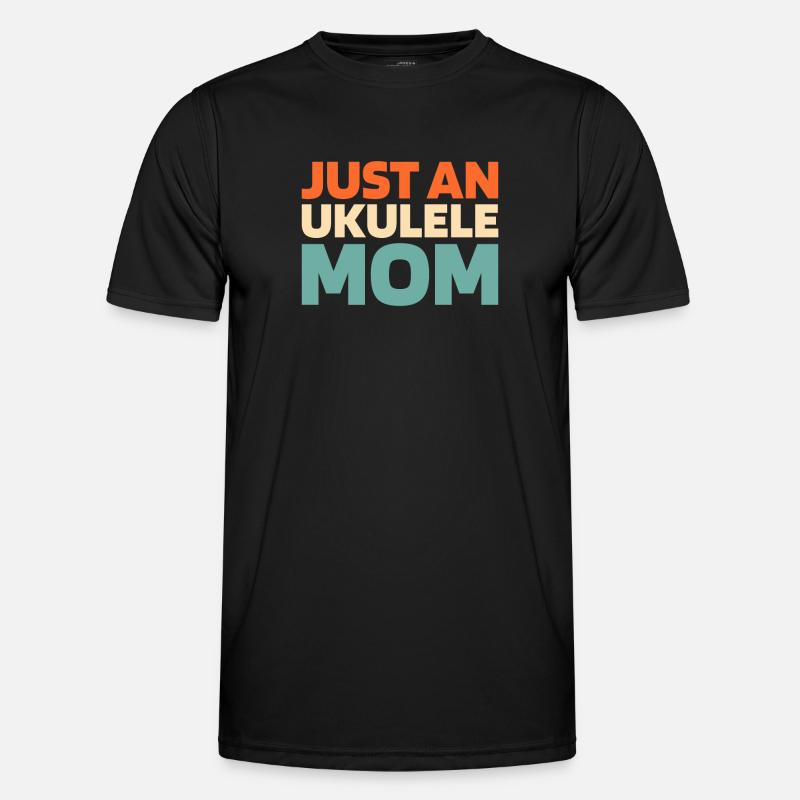 Ukulélé Juste une maman ukulélé T-shirt sport Homme
