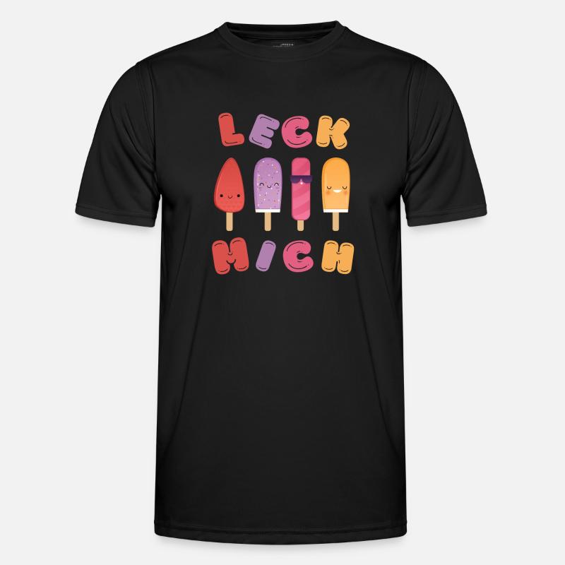 LECK MICH Männer Funktions-T-Shirt