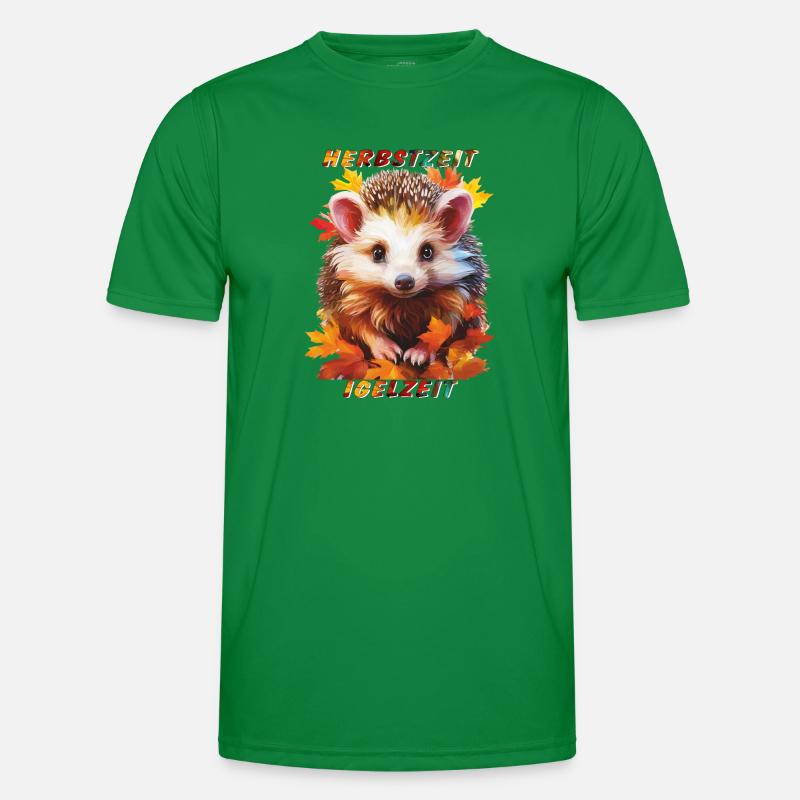 IGEL HERBSTZEIT IGELZEIT Männer Funktions-T-Shirt