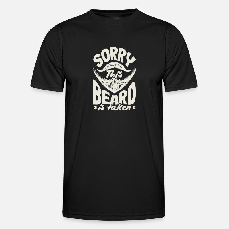 Bartpflege Bart Liebhaber Männer Bart - Männer Funktions-T-Shirt - Schwarz
