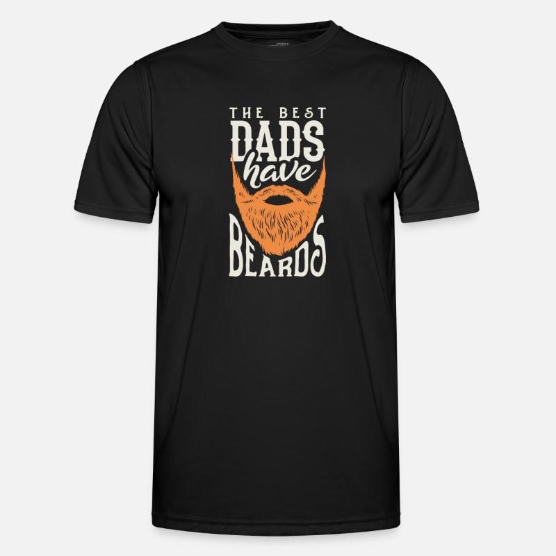 Bartpflege Bart Liebhaber Männer Bart - Männer Funktions-T-Shirt - Schwarz