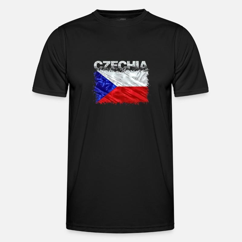Tschechien - Männer Funktions-T-Shirt - Schwarz