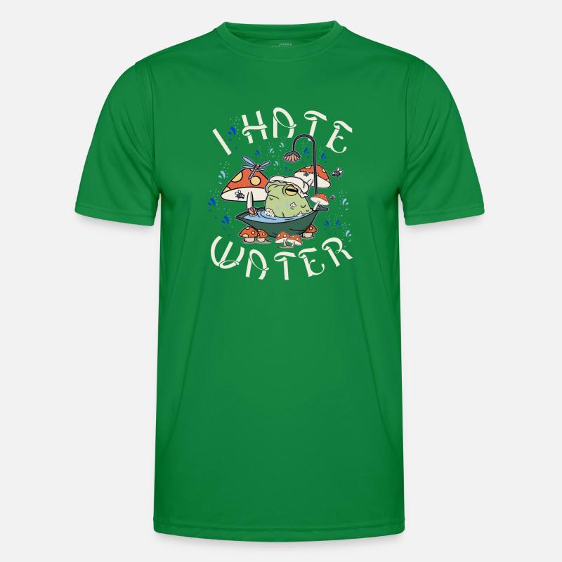 Wasser Spruch Männer Funktions-T-Shirt