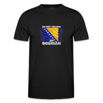 Bosnien Herzegowina - Männer Funktions-T-Shirt - Schwarz - Vorne - AI Model Male 178 dark (178cm)