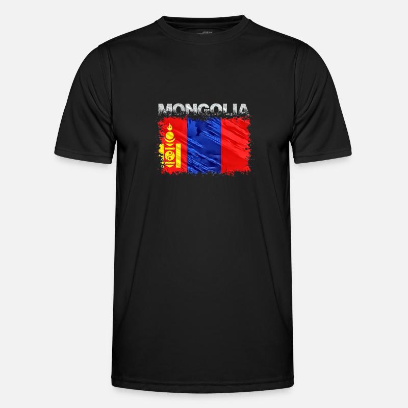 Mongolia - Men's Functional T-Shirt - black