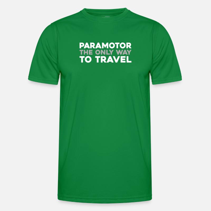Paramoteur parapente T-shirt sport Homme