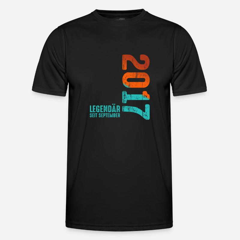 September 2017 Legendär Seit Männer Funktions-T-Shirt