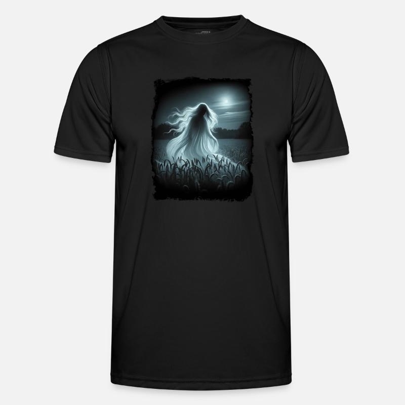 Nightghost - die Mitternachtsdame - Männer Funktions-T-Shirt - Schwarz