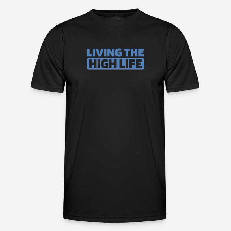 Paramotor paragliding - Men's Functional T-Shirt - black