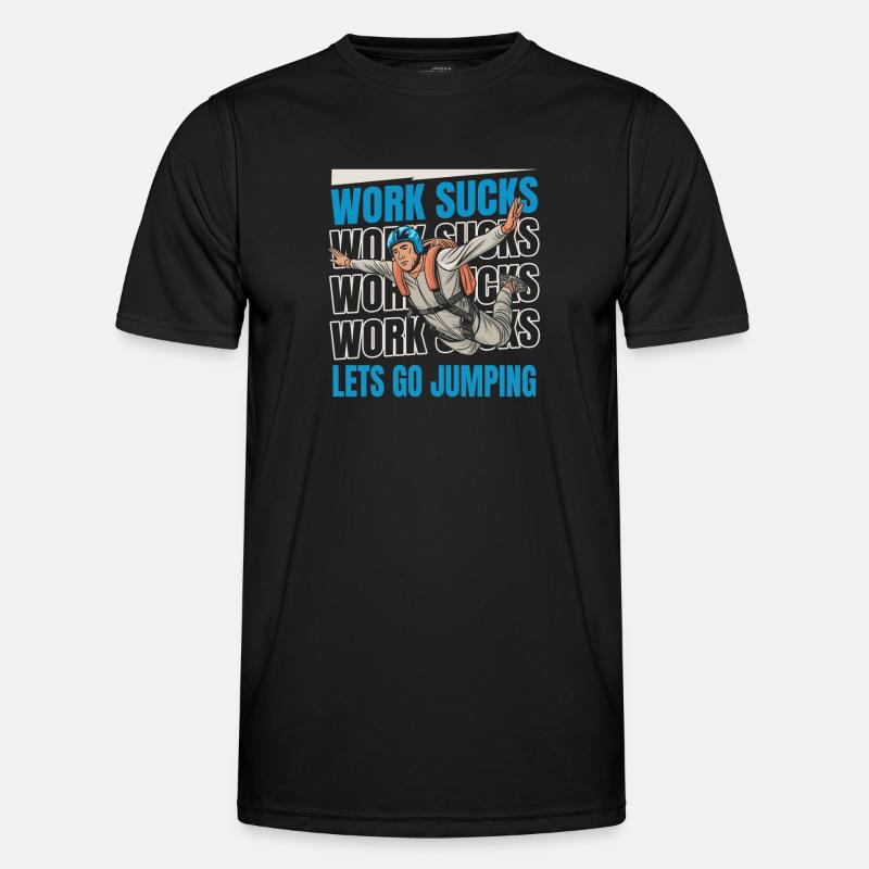 Base Jumping Men's Functional T-Shirt
