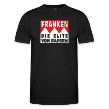 FRANCONIA THE ELITE OF BAVARIA - Men's Functional T-Shirt - black - Front - AI Model Male 178 dark (178cm)