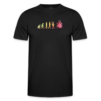 Drums Drumstick Schlagzeug Drummer Musik Band Rock - Männer Funktions-T-Shirt - Schwarz - Vorne - AI Model Male 178 dark (178cm)