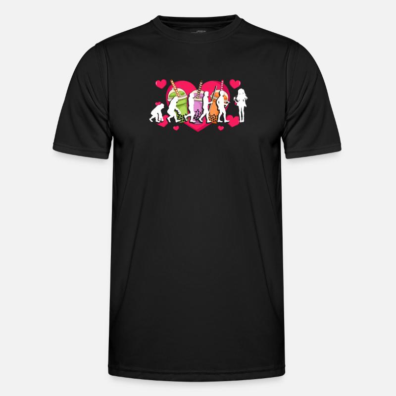 Bubble Tea Boba BubbleTea Kawaii Japan Tea Kpop - Men's Functional T-Shirt - black