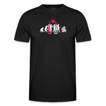 Bubble Tea Boba BubbleTea Kawaii Japan Tea Kpop - Men's Functional T-Shirt - black - Front - AI Model Male 178 dark (178cm)