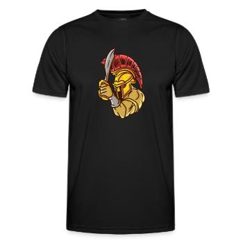 Ancien Dieu Grec De Ma Tête Mythologie - T-shirt sport Homme - noir - Devant - AI Model Male 178 dark (178cm)