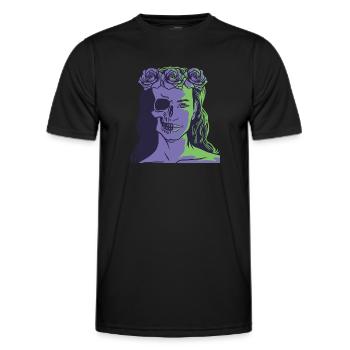 Ancien Dieu Grec Déméter Mythologie - T-shirt sport Homme - noir - Devant - AI Model Male 178 dark (178cm)