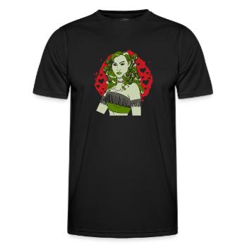 Ancient God Greek Medussa Mythology - Men's Functional T-Shirt - black - Front - AI Model Male 178 dark (178cm)