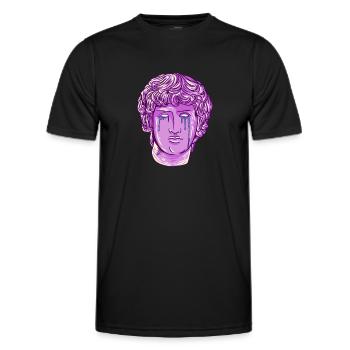 Ancient God Greek Mediocretes Mythology - Men's Functional T-Shirt - black - Front - AI Model Male 178 dark (178cm)