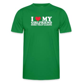 Petite amie Petite amie Relation Couple Amour Couple - T-shirt sport Homme - vert - Devant - AI Model Male 178 dark (178cm)