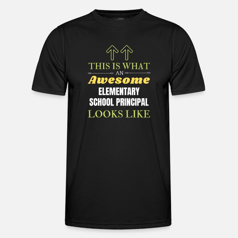 This is What an Awesome Elementary School Principa - Men's Functional T-Shirt - black